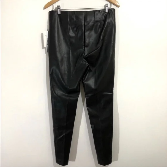 NWT Zac & Rachel Faux leather pleat leggings - Picture 7 of 11